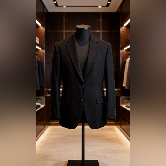 Loro Piana Elegant Black Blazer